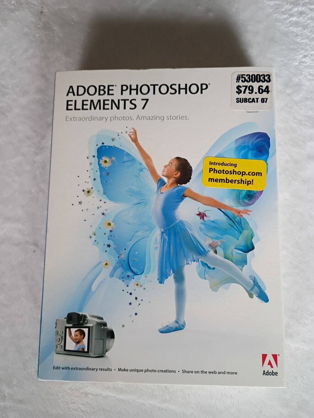 Adobe Photoshop Elements 7 – Extraordinary Photos Amazing Stories – Boxed CD ROM